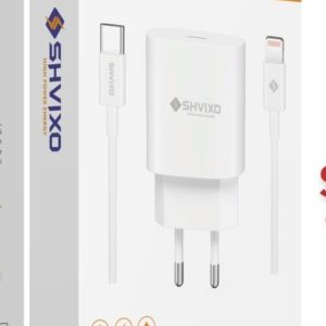 SHVİXO 25 WATT USB-C TO LİGHTİNİNG HIZLI ŞARJ SETİ
